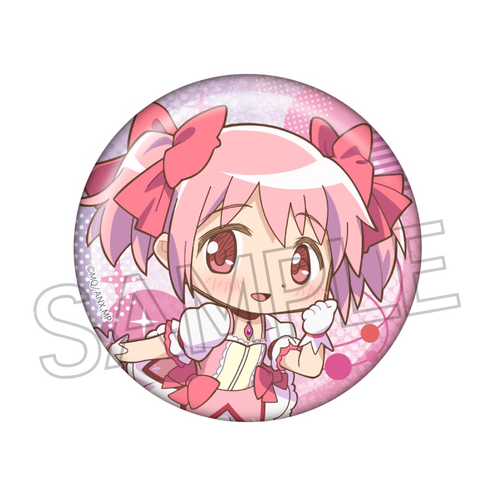 魔法少女まどか☆マギカ デフォルメ グリッター缶バッジ BOX（5個入