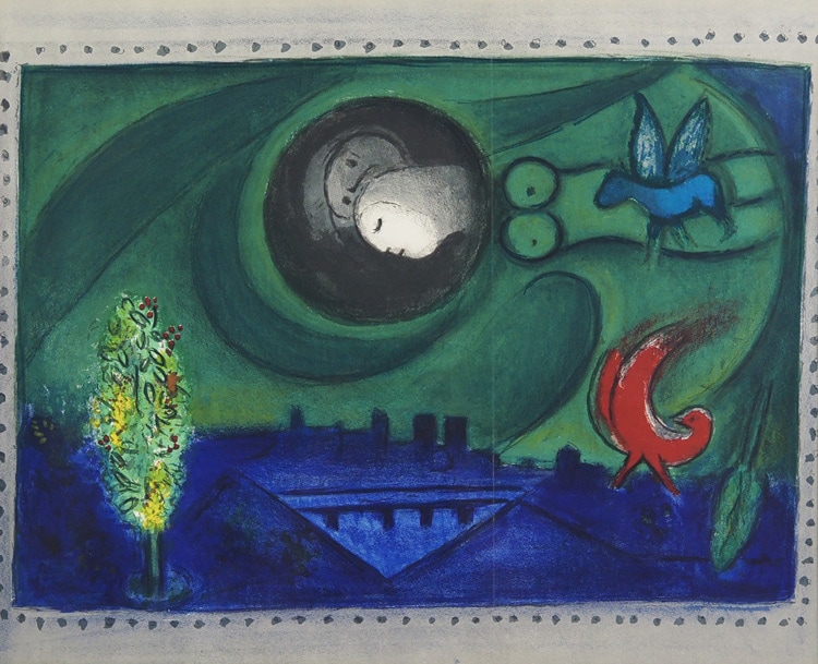 マルク・シャガール 「ベルシー波止場（見開き）」 | | アトリエ・ブランカ