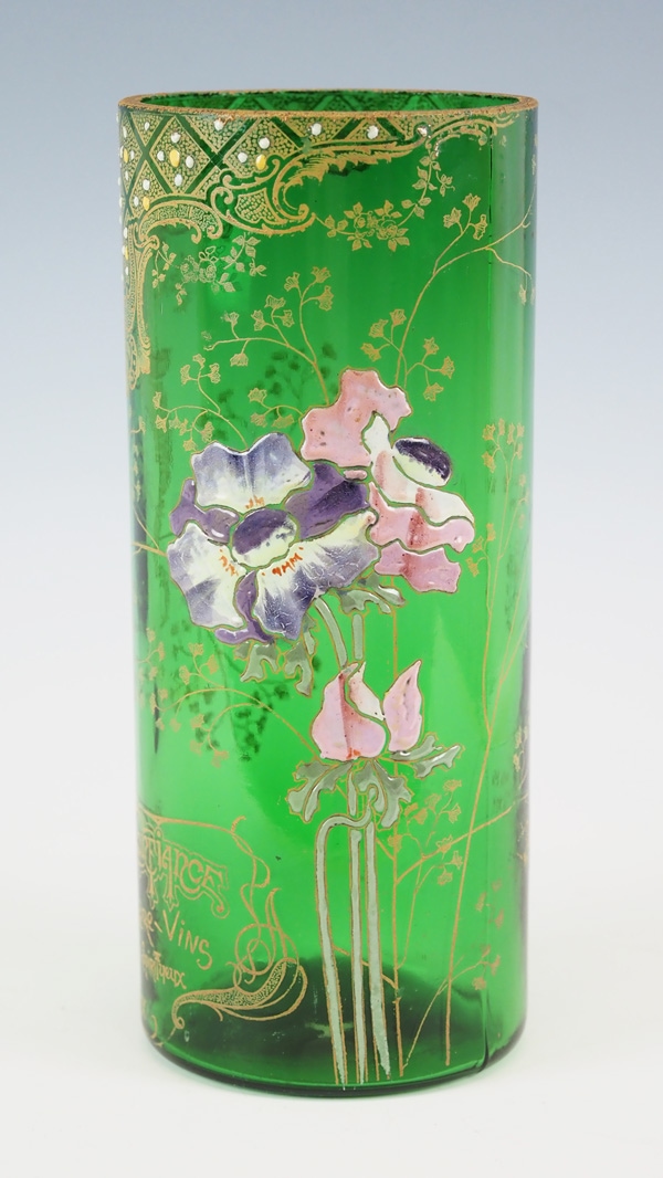 ルグラ 「芥子文金彩花瓶（緑）」 | | アトリエ・ブランカ