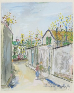 モーリス・ユトリロ 「サン・リュスティック通り」 | | アトリエ・ブランカ