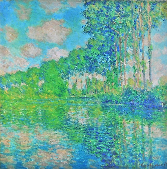 クロード・モネ 「エプト川のポプラ並木」 | | アトリエ・ブランカ