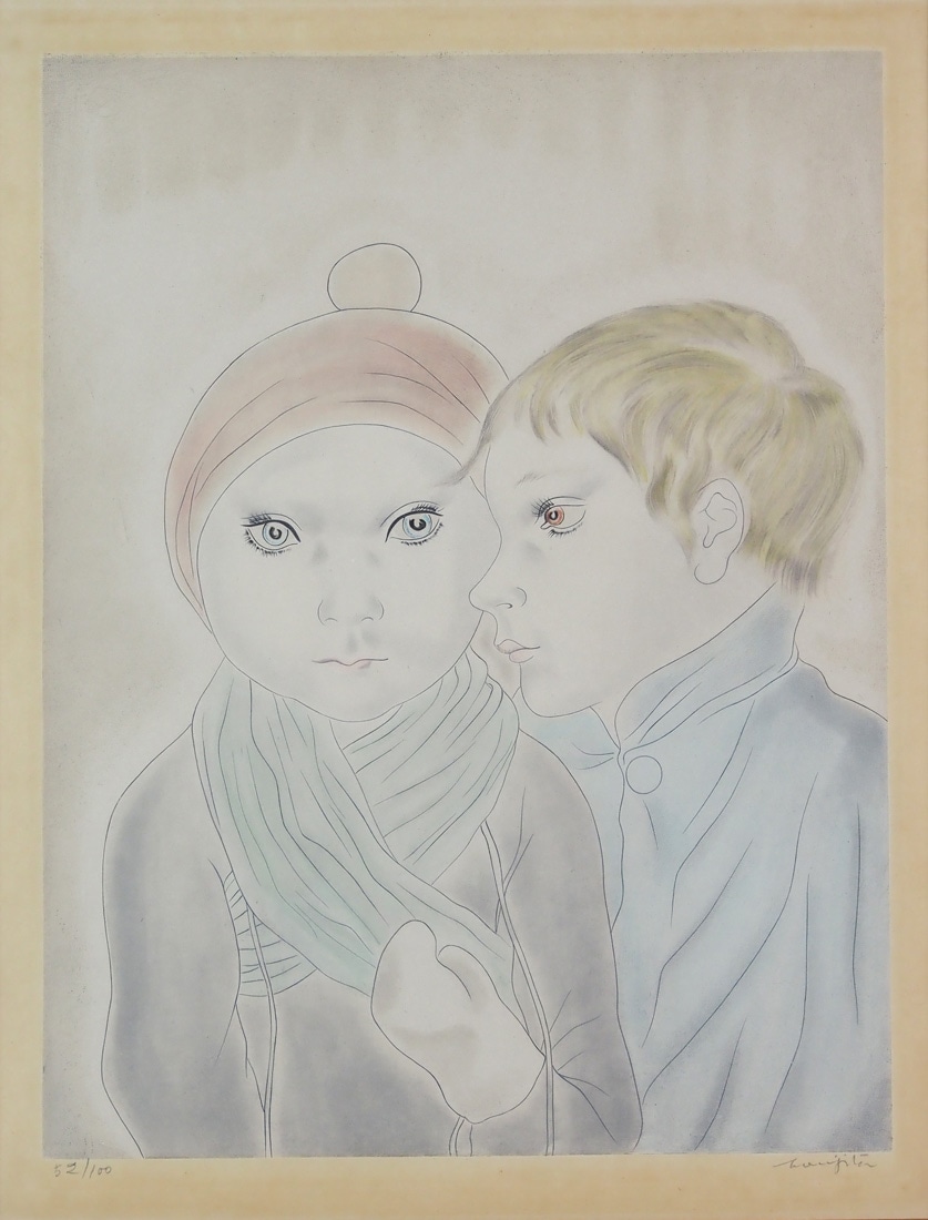 藤田嗣治 「二人の少年」 | | アトリエ・ブランカ