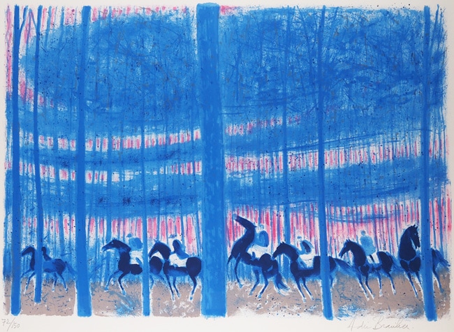 アンドレ・ブラジリエ 「黄昏の乗馬」 | | アトリエ・ブランカ