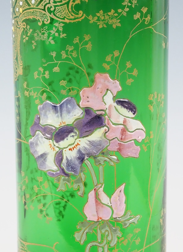 ルグラ 「芥子文金彩花瓶（緑）」 | | アトリエ・ブランカ