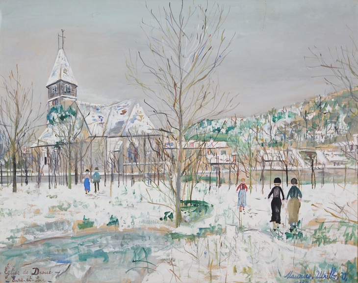 モーリス・ユトリロ 「雪のサン・ピエール教会」 | | アトリエ・ブランカ