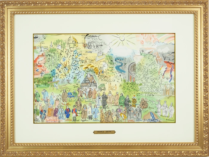 ラウル・デュフィ 「電気の精（見開き）」 | | アトリエ・ブランカ