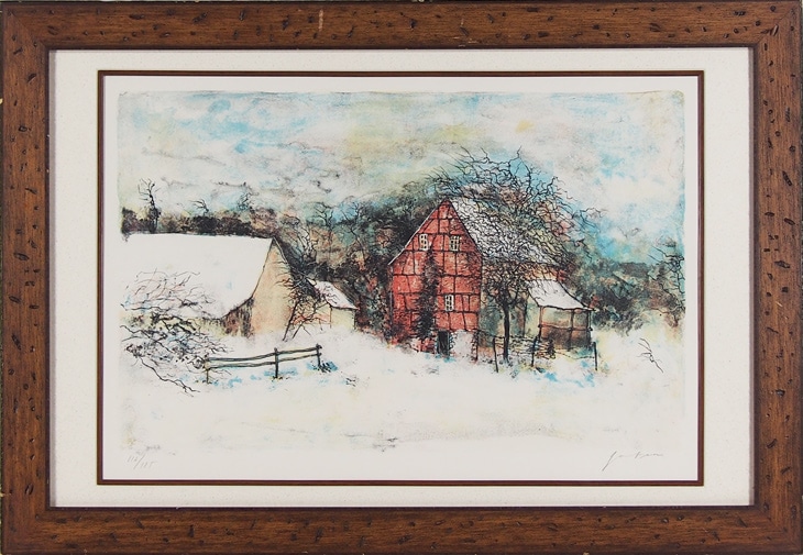 ベルナール・ガントナー 「雪の朝」 | | アトリエ・ブランカ