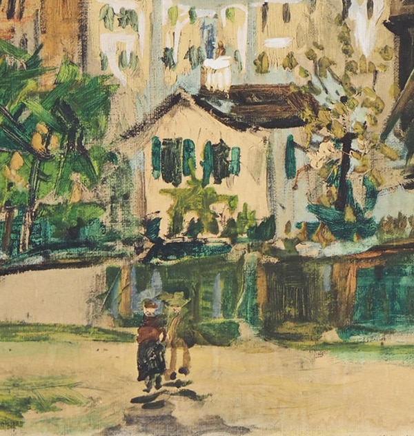 モーリス・ユトリロ 「春のムーラン・ド・ラ・ギャレット