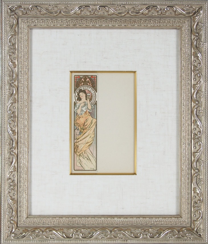 アルフォンス・ミュシャ 「モエ・エ・シャンドンのメニュー・VIII