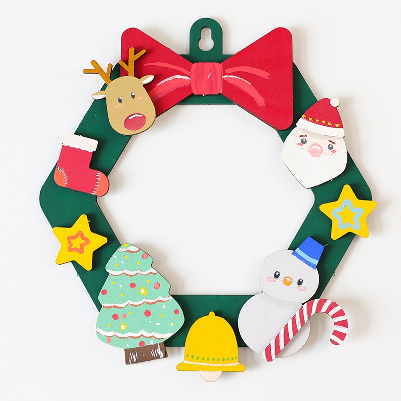 木でつくろう クリスマスリース 製作時間：約60分