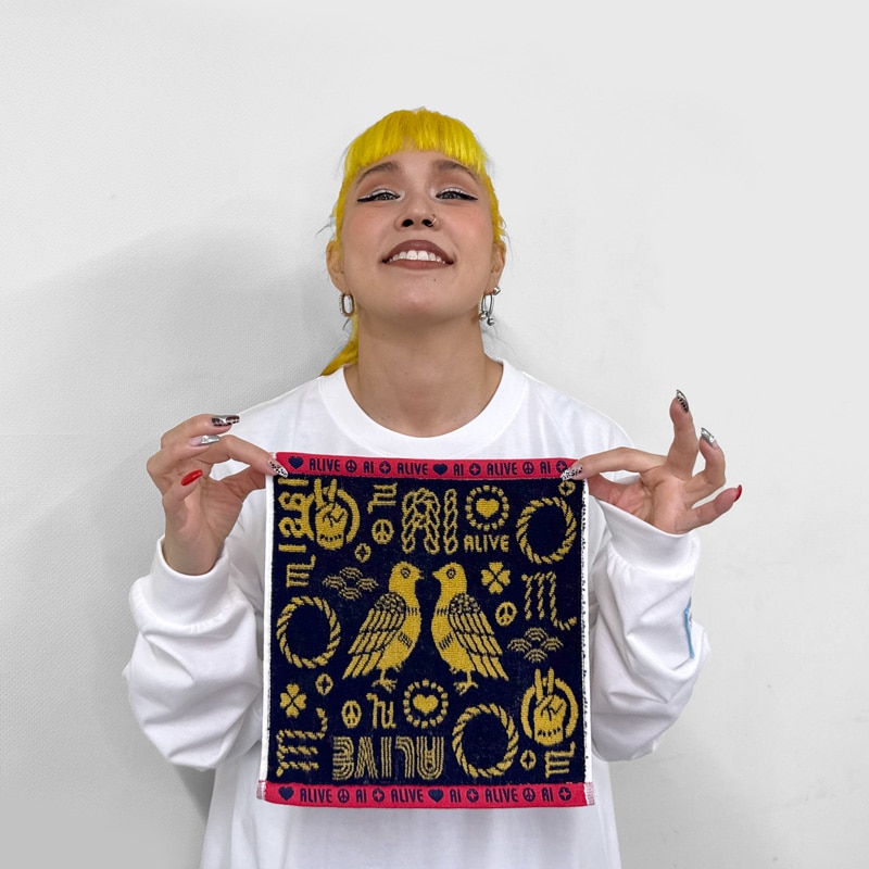 Peace ALIVE Hand Towel | AI 25th best tour ← ALIVE → ツアー