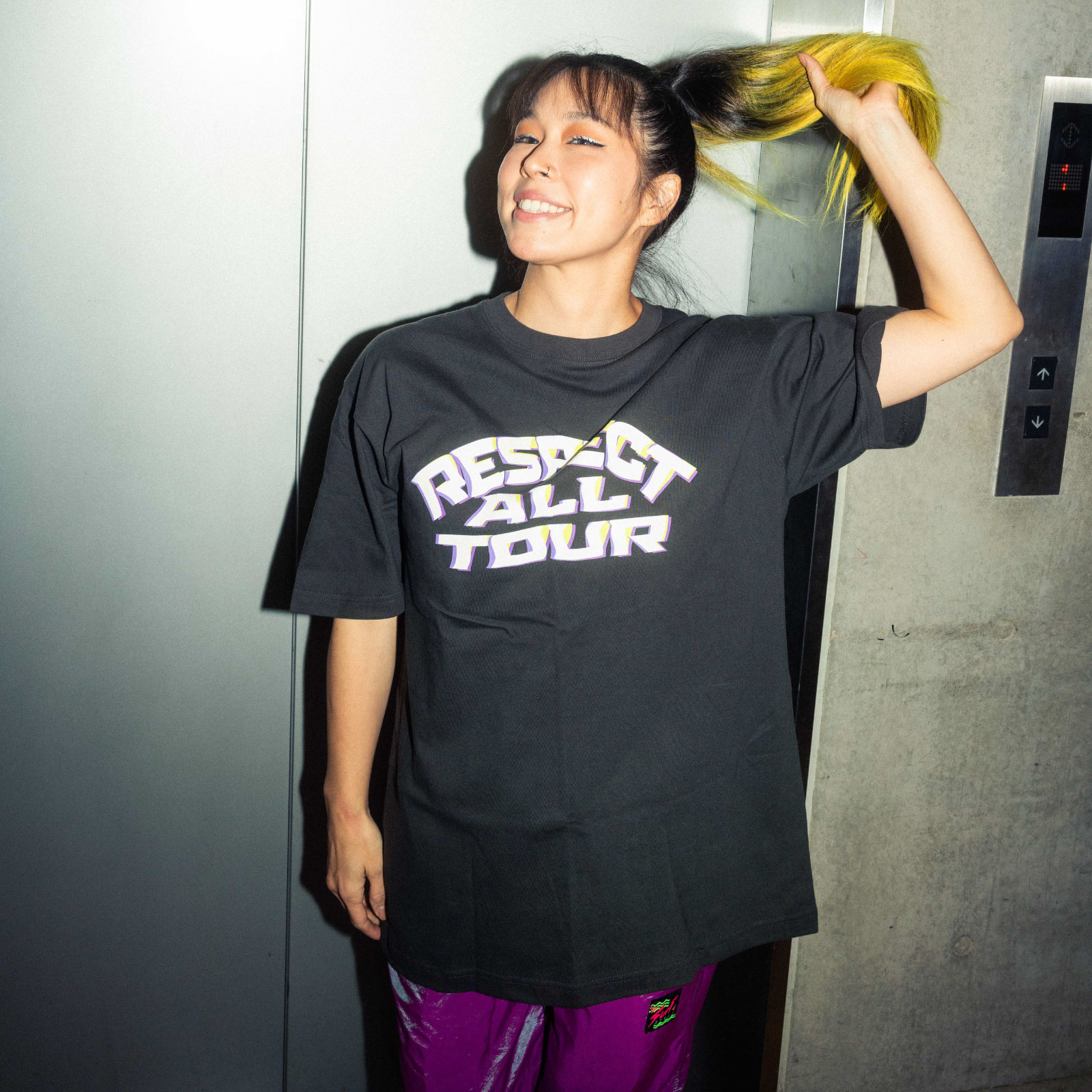 RESPECT ALL ツアー Tシャツ (スミ) 【BIGサイズ】【EC限定