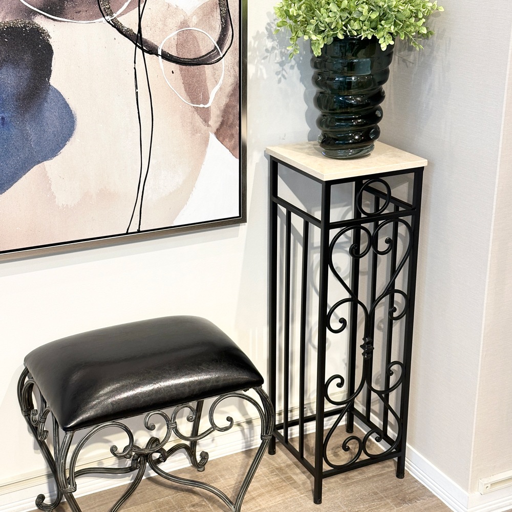 天板大理石 フラワースタンド L 高さ86.5cm | 家具,テーブル,サイド