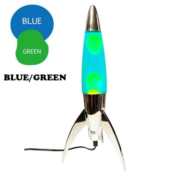 A倉庫】【アメリカ雑貨】ランプ RETRO ROCKET LAVA LAMP ラバランプ