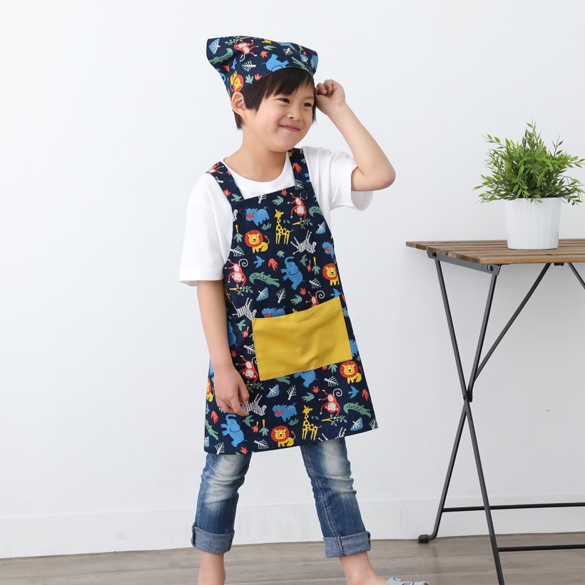 キッズエプロン 三角巾セット | キッズエプロン,三角巾セット