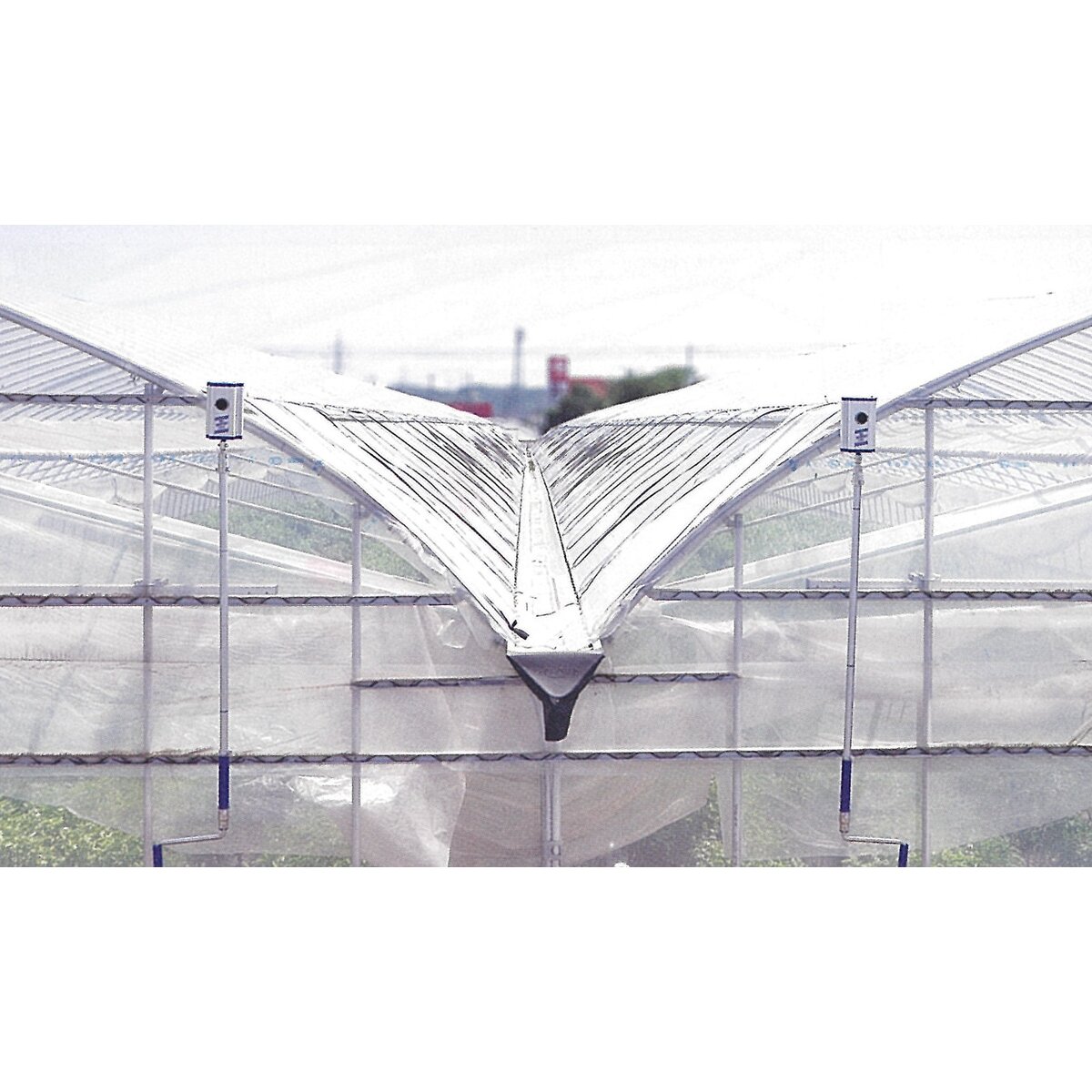 送料無料】東都興業 ハウス谷部・高所巻上げ換気装置 ニュータニカン