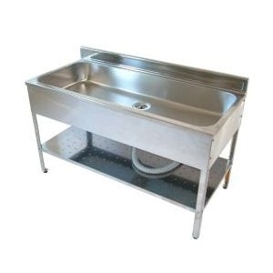 送料無料】ステンレス アウトドアキッチン 流し台 幅1200mm 奥行550mm