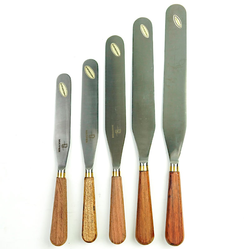 マトファー】 パレットナイフ（ローズウッド柄）