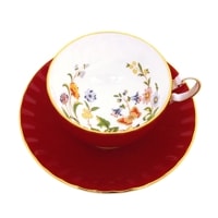 コテージガーデン ティーカップ＆ソーサー オーバン ミルグリーン