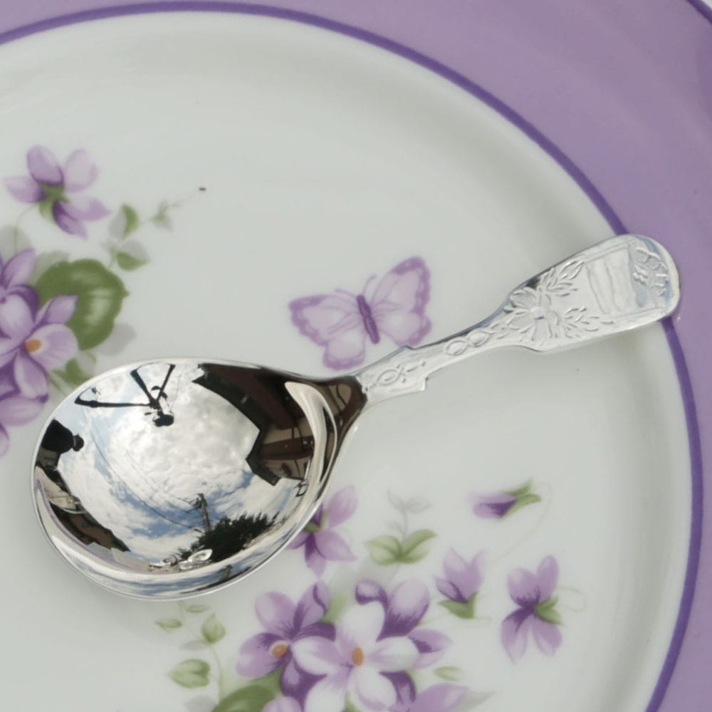 純銀ティーキャディースプーン | アンティークシルバー