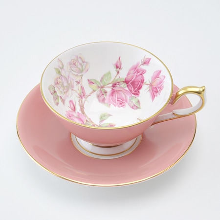 エリザベスローズ ティーカップ&ソーサー アセンズ ピンク