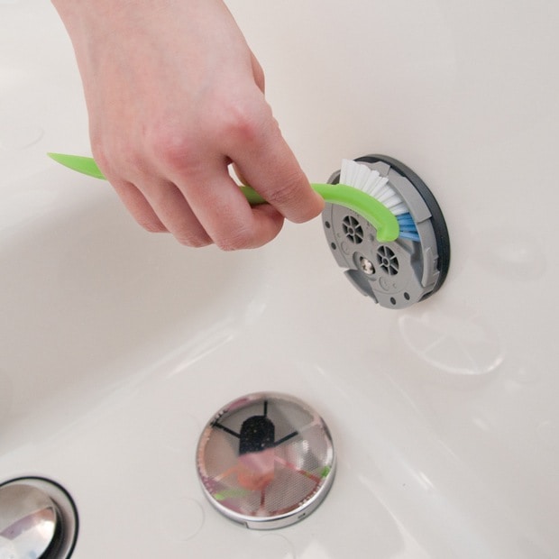 TKすみまで洗えるちょこちょこブラシ2色組 |おそうじのことならアズマ