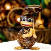 椰子の実の卓上ライト／ココナッツランプ／アジアンランプ | ランプ