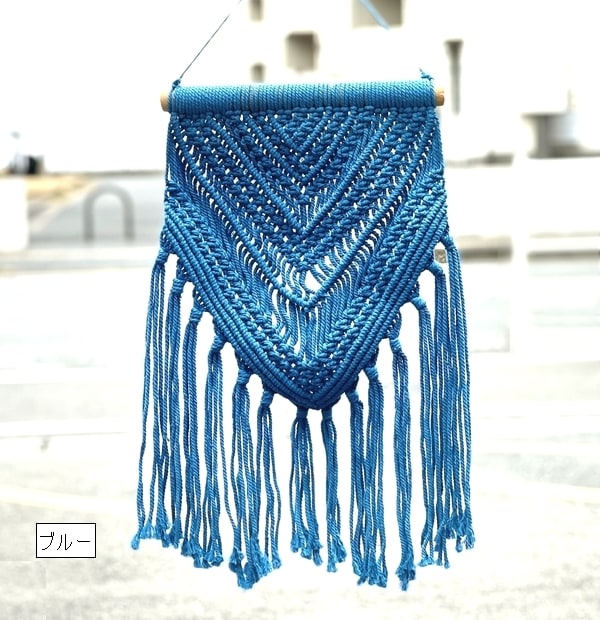 マクラメタペストリー／ウィービング【8色展開】H68cm ウォール