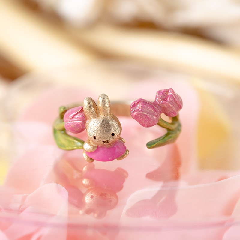 Flower Miffy パルナートポックコラボ フラワーリング チューリップ