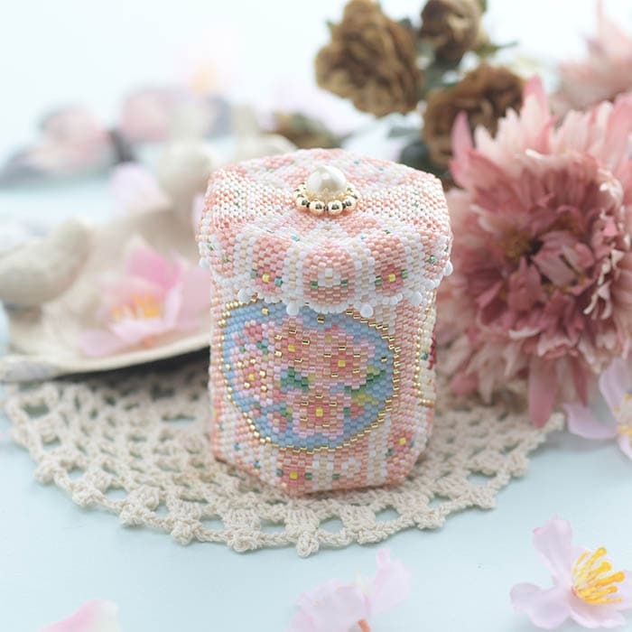 ステッチボックス～Spring flowers～ 【ビーズマニア】 | アイテムで