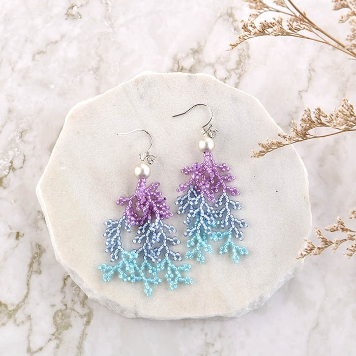 Aqua Pop ピアス／イヤリング 【作家：荒木晴美（atelier embellir