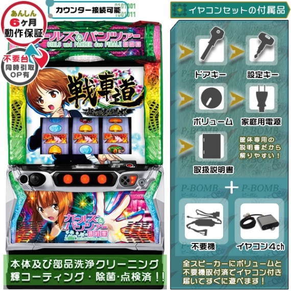 Lガールズ&パンツァー（ガルパン） 最終章 実機 本体 PUSHバイブON