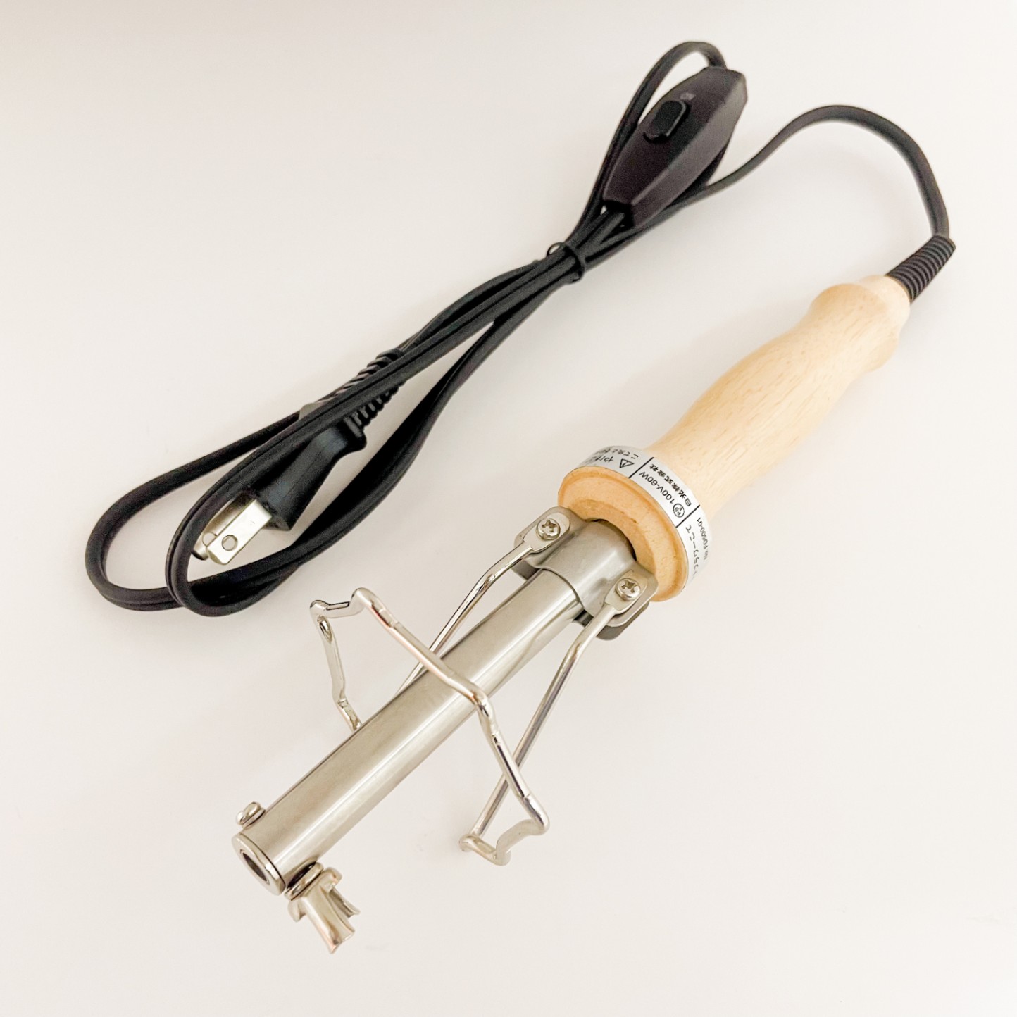 造花（アートフラワー）用の電熱型コテセット さしこみ式｜文化購買