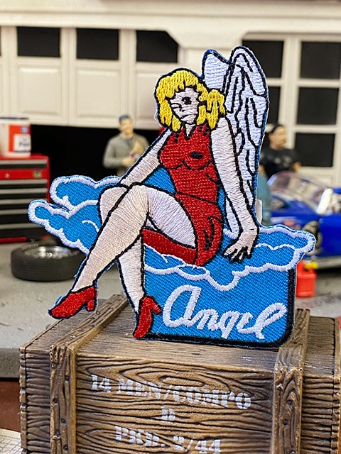 ノーズアート ピンナップガール ミリタリーワッペン （エンジェル）の