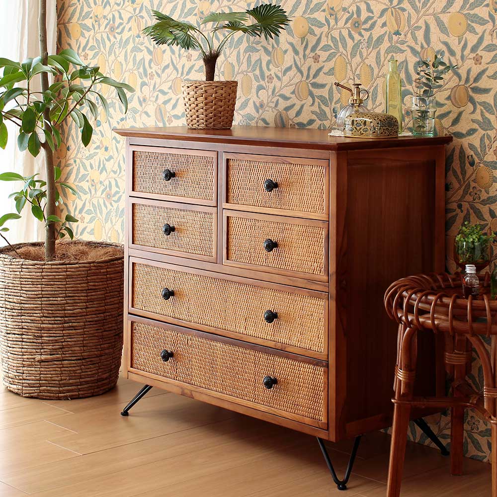 チェスト 【ラタン】 80×40×75cm｜ベッド・マットレス・インテリア家具