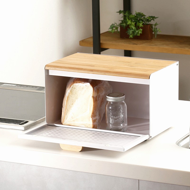 ブレッドケース / ホワイト ブラック ライトグリーン【Bread Case