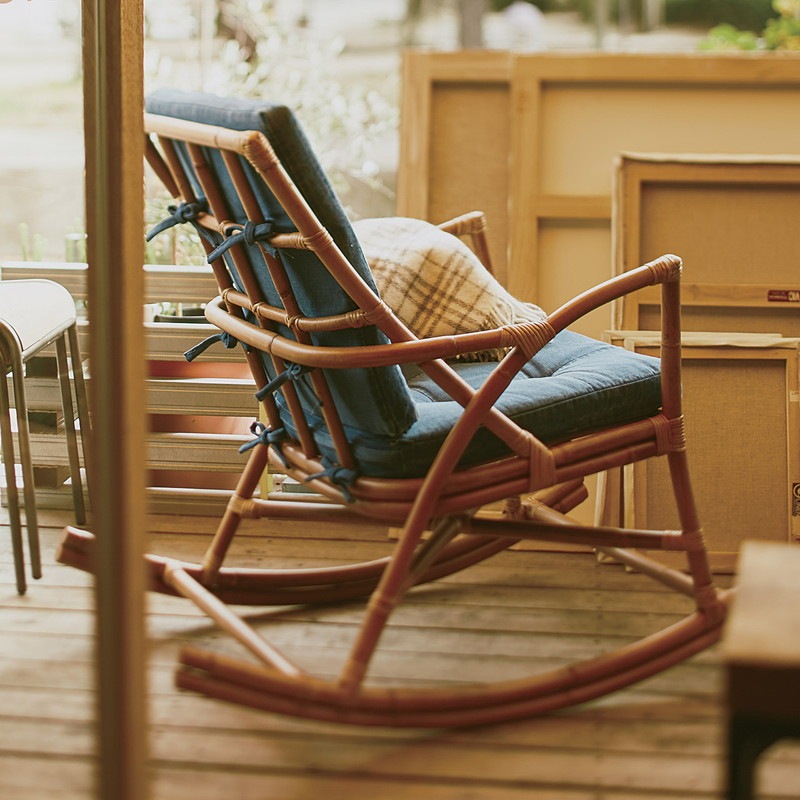 ラタン ロッキングチェア｜ベッド・マットレス・インテリア家具通販