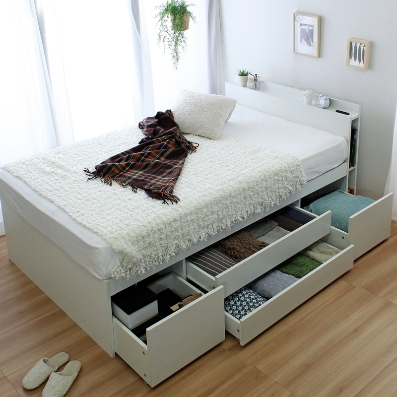 シングル】大容量収納 チェストベッド/オムニア【OMNIA】｜ベッド