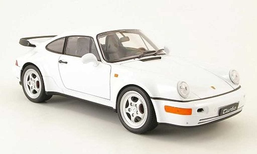 1/18 Porsche 911 Turbo 964 ポルシェ ターボ 白 ホワイト | ミニカー