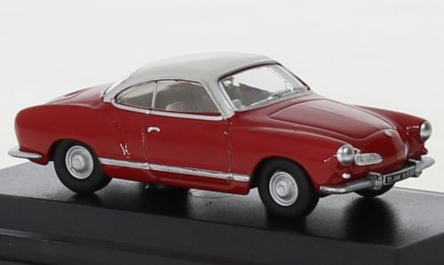 1/76 フォルクスワーゲン カルマンギア 赤 レッド Oxford VW Karmann