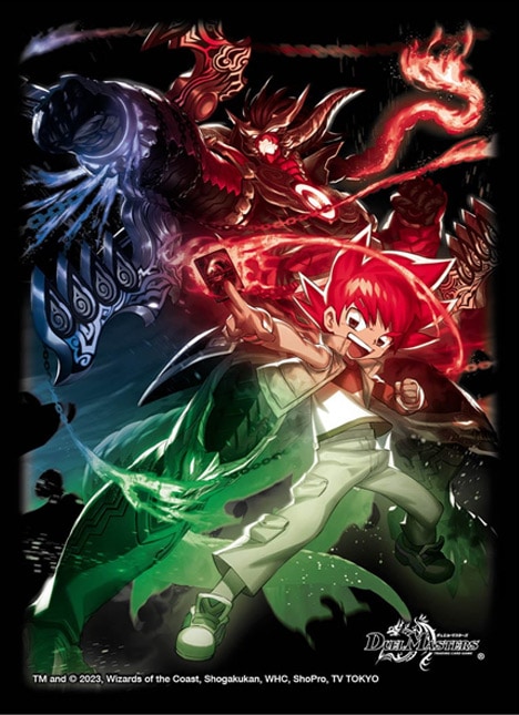 デュエルマスターズ DXカードスリーブ 切札勝太&カツキングー熱血の