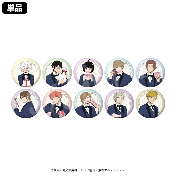 ワールドトリガー トレーディングマット缶バッジ『Present for you