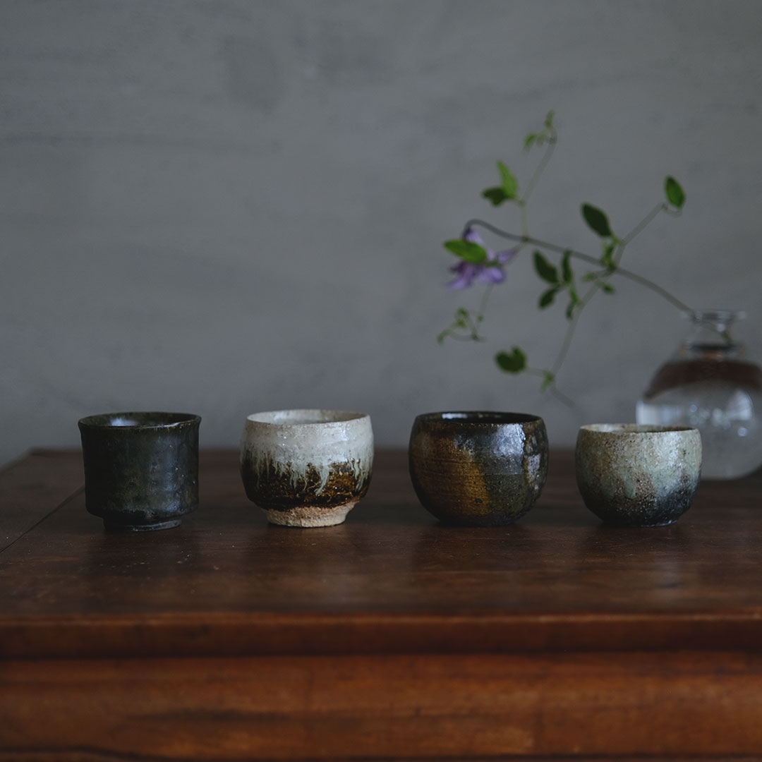 唐津灰被り ぐい呑み/一点もの | 唐津焼 雅樂窯 ( うたがま ) | 糸島