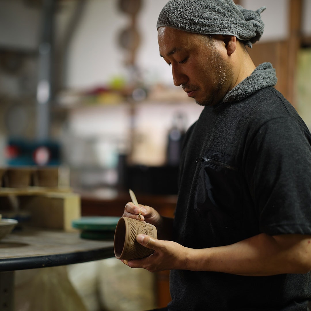 三島唐津/小鉢/深 | 唐津焼 雅樂窯 ( うたがま ) | 糸島くらし×ここの