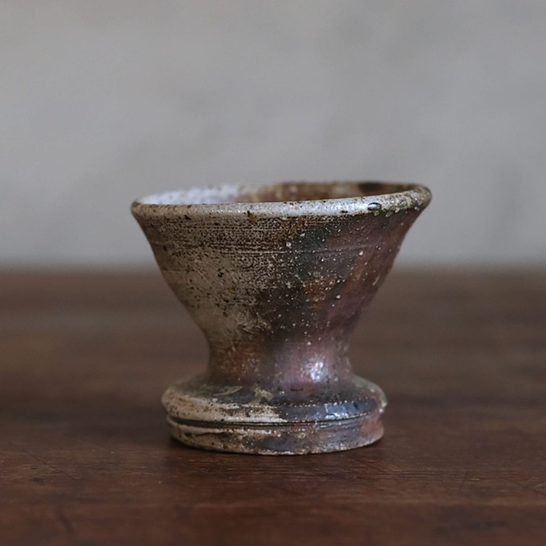 ぐい呑み/焼き締め | からつ焼 高麗窯 | 糸島くらし×ここのき 公式通販