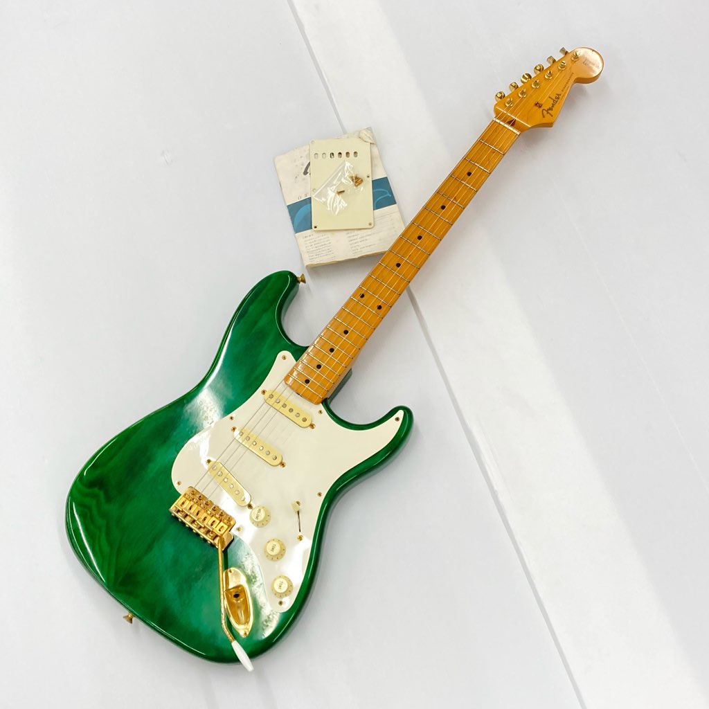 中古 Fender Japan ストラトキャスター ST57G-65 シースルーグリーン