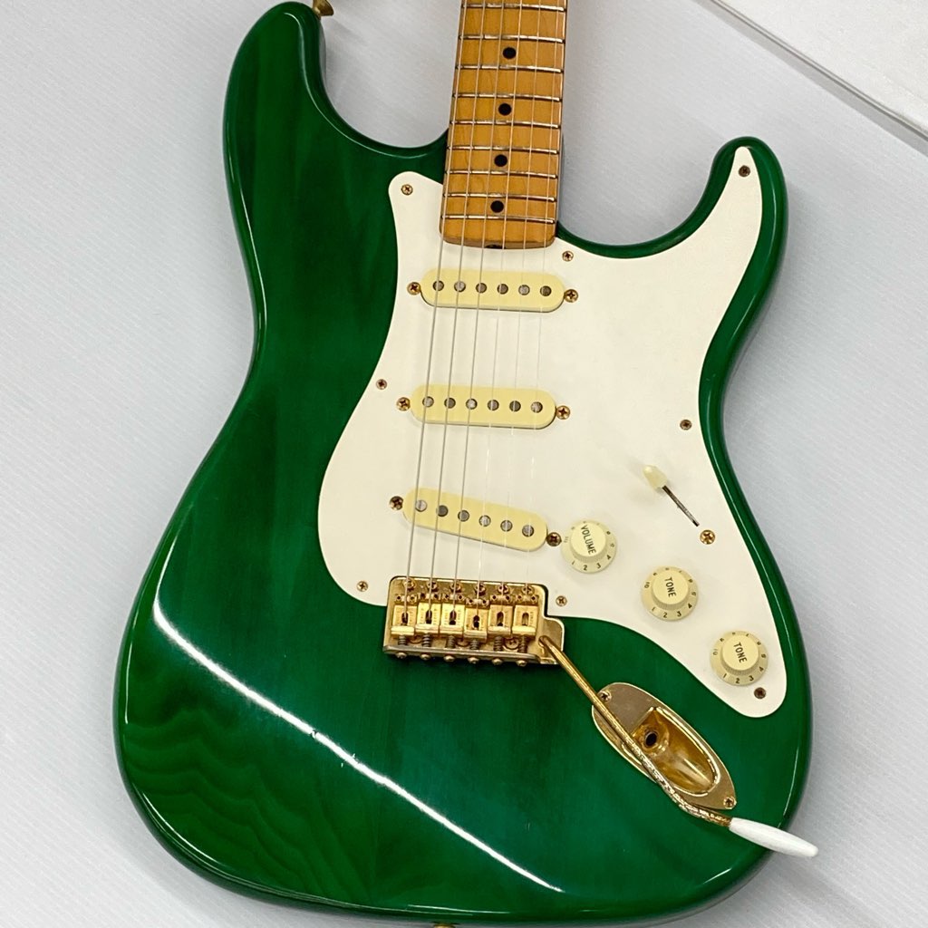 中古 Fender Japan ストラトキャスター ST57G-65 シースルーグリーン