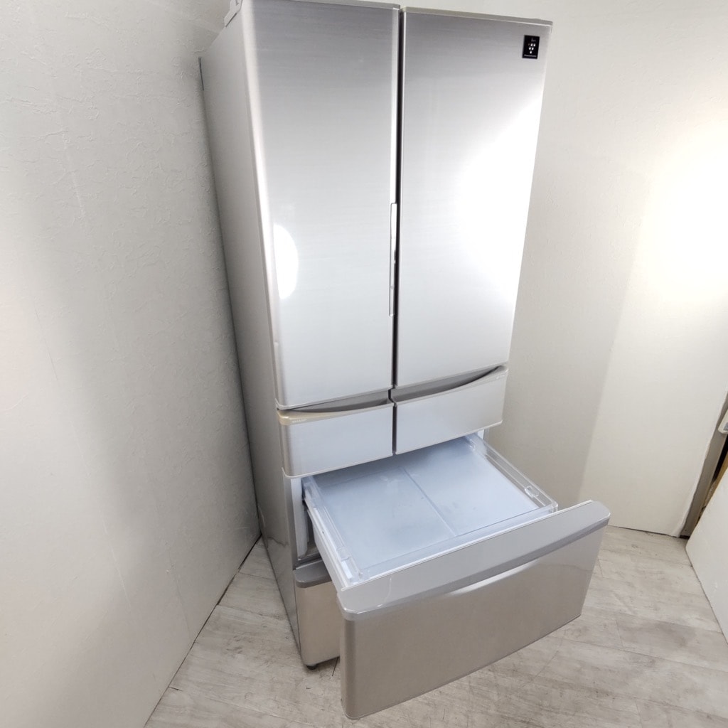 中古 近郊送料格安 440L プラズマクラスター 6ドア冷蔵庫 シャープ SJ