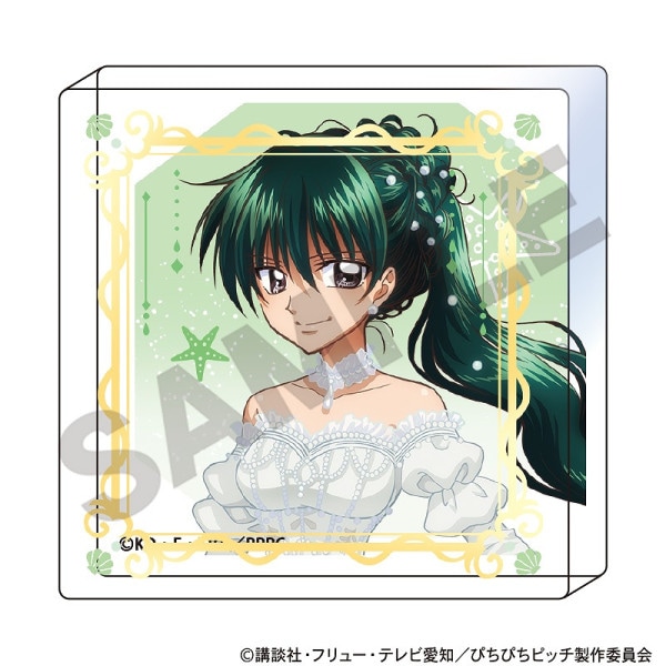 ぴちぴちピッチ アクリルクリップ＿洞院 リナ/パールドレス