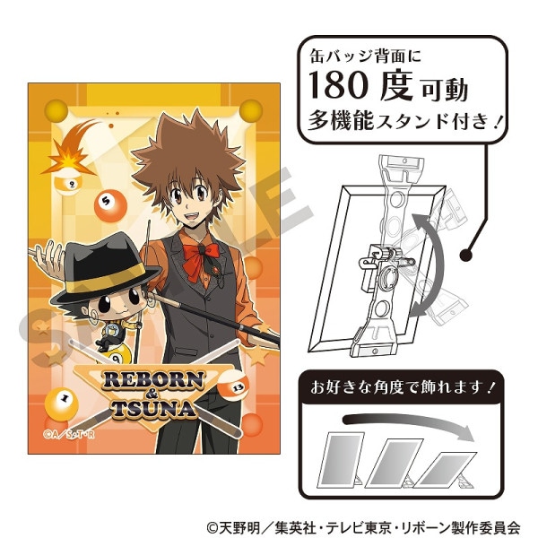 予約商品3月中旬発送】家庭教師ヒットマンREBORN! アート缶バッジ＿